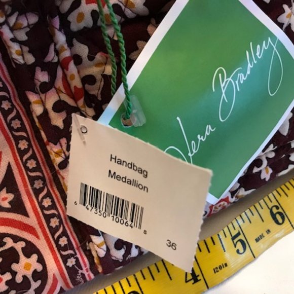 Vera Bradley Barrel Duffel Style Shoulder Bag - Picture 4 of 5